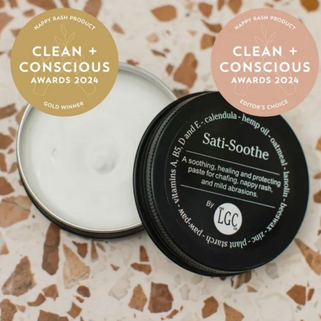 Satisoothe - Nappy And Chaffing Paste 60g CLEAN AND CONSCIOUS AWARD WINNER GOLD & EDITORS CHOICE